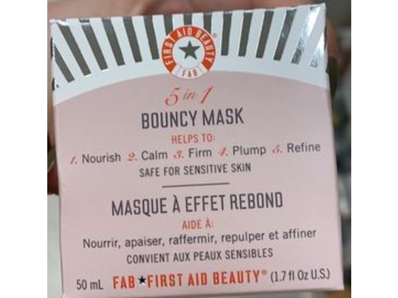 First Aid Beauty 5-In-1 Bouncy Mask, 1.7 fl oz/50 mL