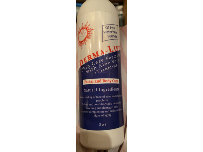 Derma-Life Facial & Body Skin Care Lotion, 8 oz