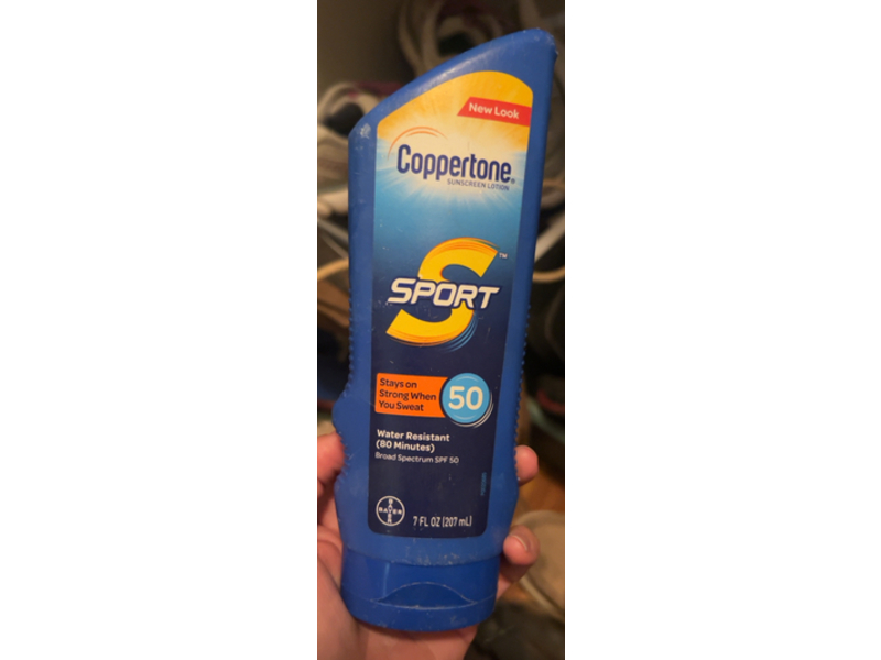 Coppertone Sport Sunscreen Lotion, SPF 50, 7 fl oz/207 mL