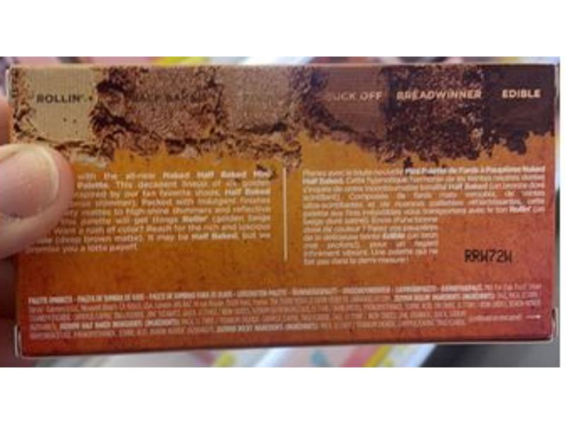 Urban Decay Naked Half Baked Eyeshadow Palette, 0.02 oz/0.8 g