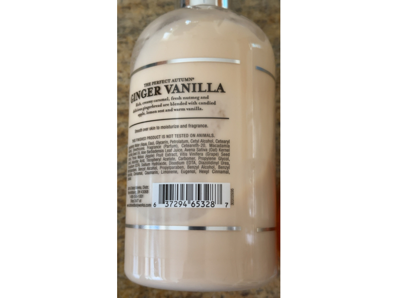 Bath & Body Works The Perfect Autumn Hand Lotion, Ginger Vanilla, 12 fl oz/355 mL