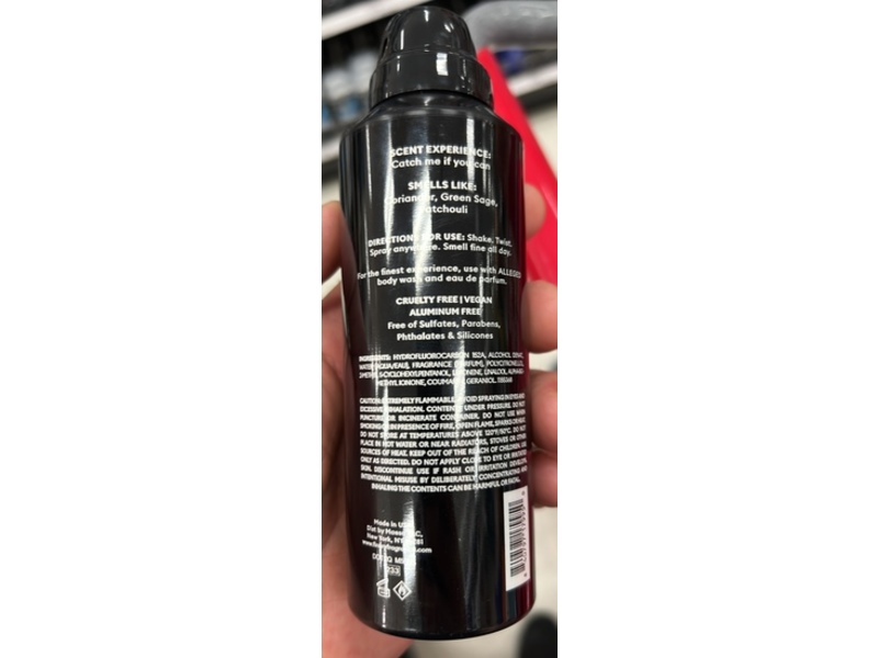 Fine'ry Fine Fragrance Deodorant Body Spray, Alleged, 4 oz/125 mL
