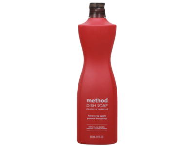 Method Dish Soap, Honeycrisp Apple, 18 fl oz/532 mL
