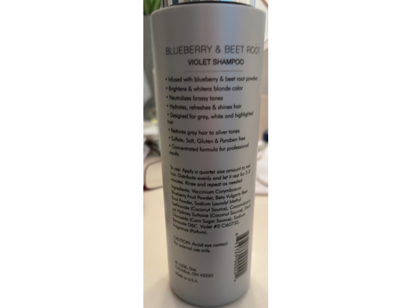 Impulse Salon & Spa Blueberry & Beetroot Shampoo, Very Violet, 13.3 oz/393 mL