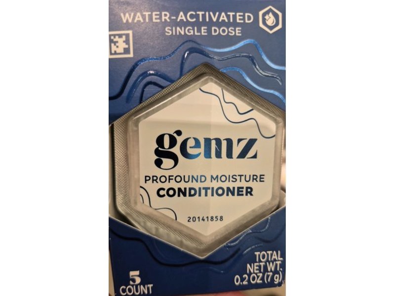 Gemz Conditioner, Profound Moisture, 0.2 oz/7 g, 5 Count
