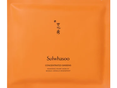 Sulwhasoo Concentrated Ginseng Renewing Creamy Mask Ex, 5 Count