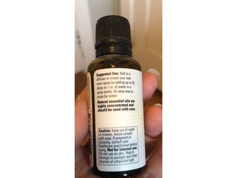 NOW Solutions Smiles For Miles Uplifting Blend Essential Oil, 1 fl oz/30 mL