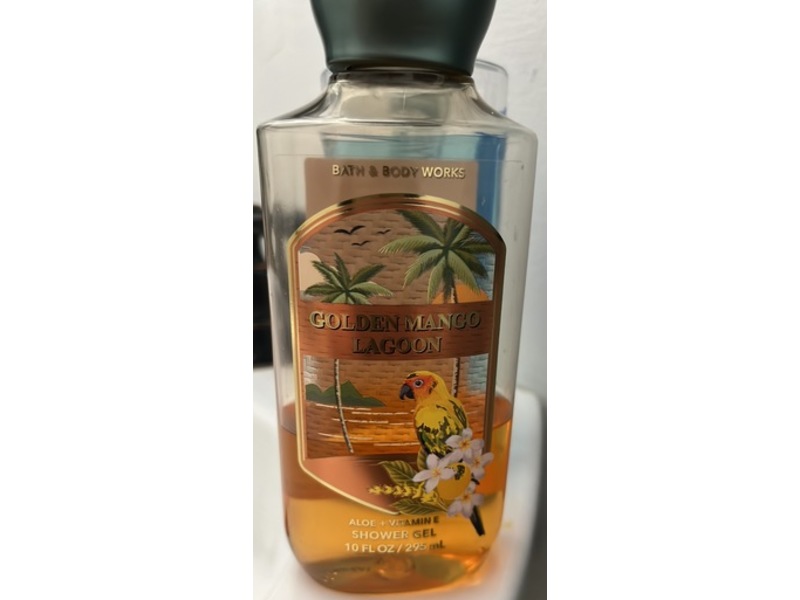 Bath & Body Works Shower Gel, Golden Mango Lagoon, 10 fl oz/295 mL