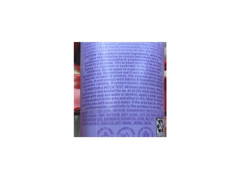 John Frieda Purple Toning Mask, Violet Crush, 6 fl oz/177 mL