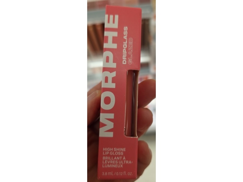 Morphe Dripglass Glazed High Shine Lip Gloss, Pink Mirror , 0.12 fl oz/3.8 mL