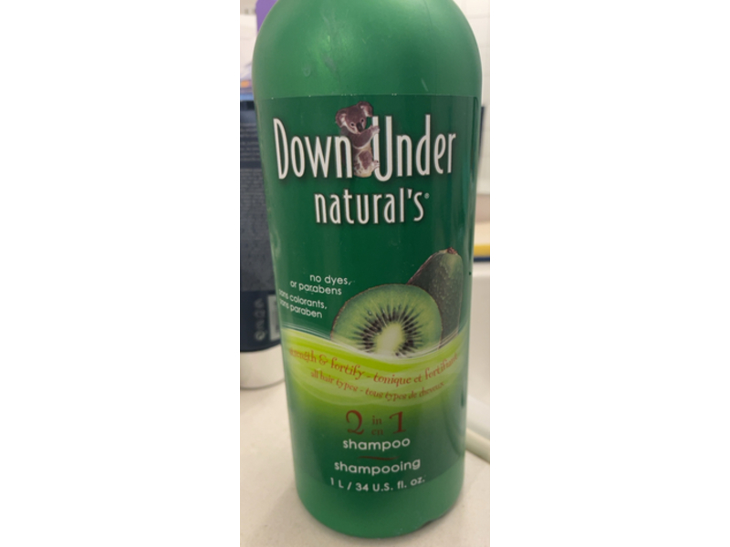 Down Under Natural's Strength & Fortify 2 In 1 Shampoo, 34 fl oz/1 L