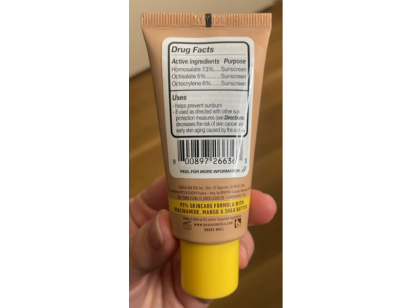 NYX Professional Makeup Buttermelt Glaze Soft Glow Skin Tint, SPF 30, 02 Vanilla Bean Butta, 1.01 fl oz/30 mL