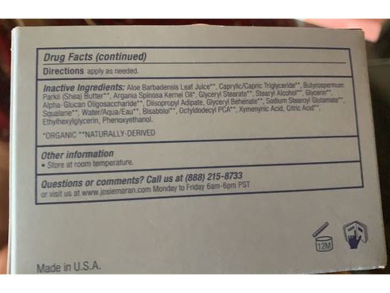 Josie Maran Argan Apothecary Intensive Daily Repair Body Butter, 6 oz/170 g