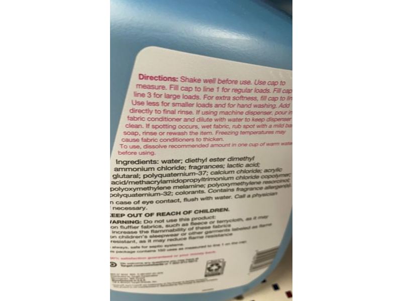 Up&Up Spring Bloom Liquid Fabric Conditioner, 150 Loads, 129 fl oz/3.81 L