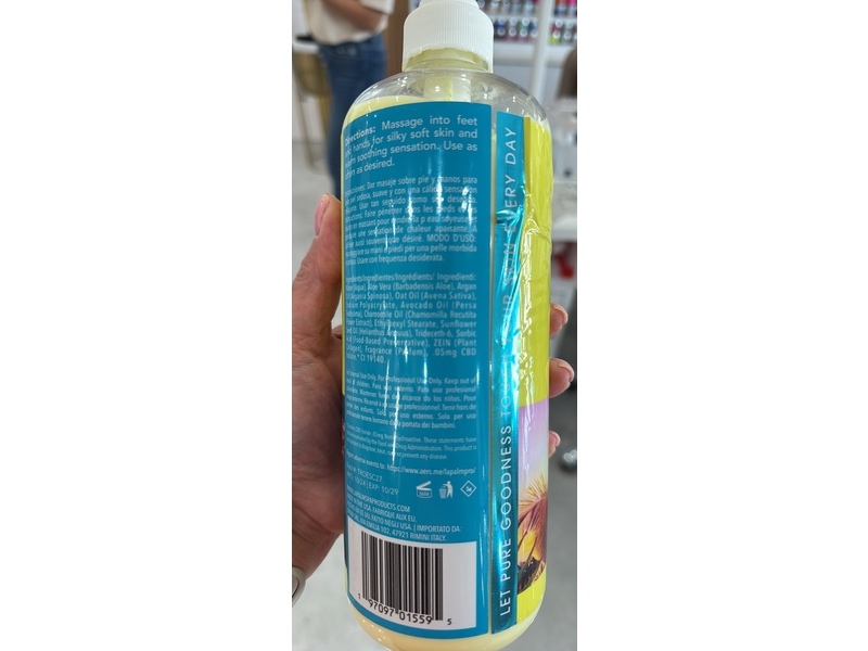 La Palm Massage Body Lotion, Tropical Escape, 36 oz/1064 mL