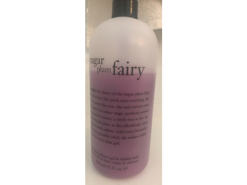 Philosophy Shampoo + Shower Gel & Bubble Bath, Sugar Plum Fairy, 32 fl oz/946 mL