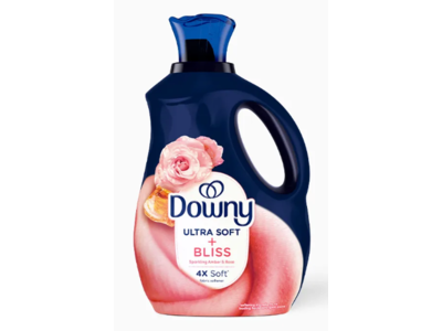 Downy Ultra Soft + Bliss Fabric Softner, Sparkling Amber & Rose, 96 Loads, 64 fl oz/1/92 L