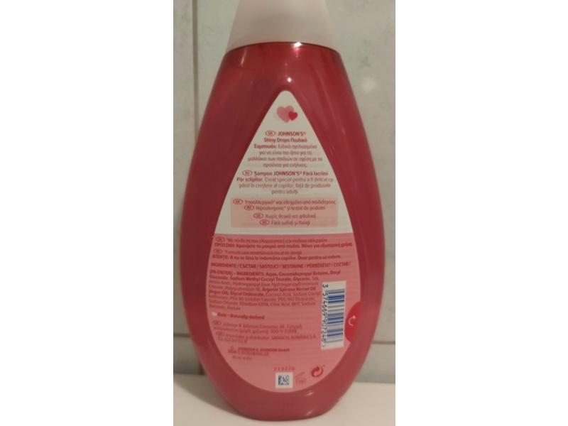 Johnson's Kids Shampoo, Shiny Drops, 500 mL