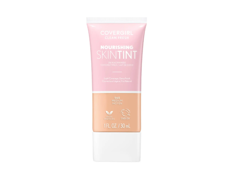 CoverGirl Clean Fresh Skin Milk Foundation, 560 Medium, 1 fl oz/30 mL
