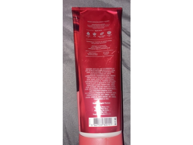 Bath & Body Works Moisturizing Body Wash, Winter Candy Apple, 10 fl oz/296 mL