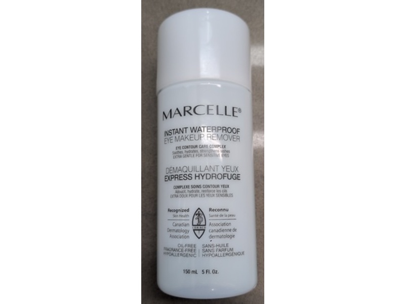 Marcelle Instant Waterproof Eye Makeup Remover, 5 fl oz/150 mL
