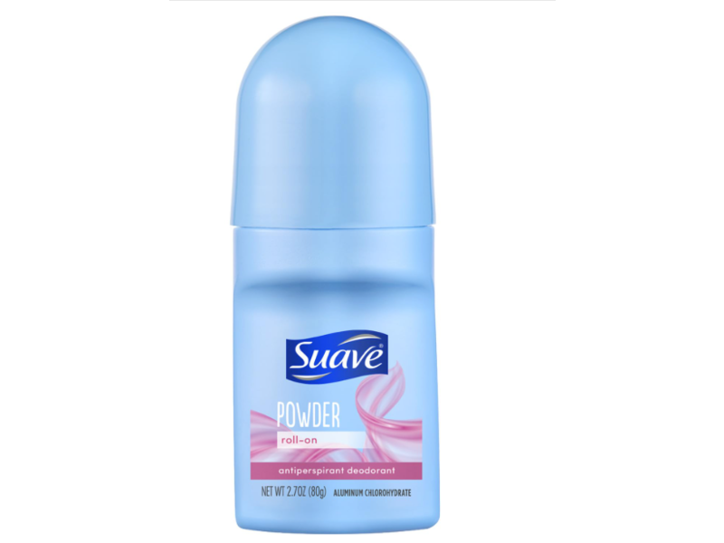 Suave Powder Roll-On Antiperspirant Deodorant, 2.7 oz/80 g