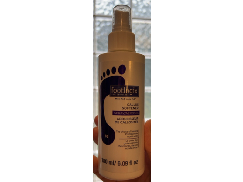 Footlogix Callus Softener Spray, 6.09 fl oz/180 mL