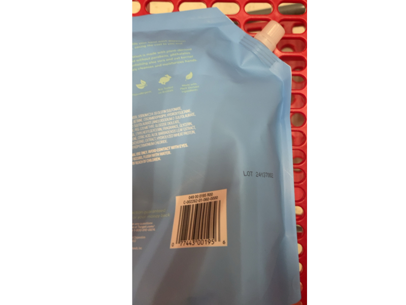 Up & Up Hand Soap Refill, Ocean Breeze & Bergamot, 30 fl oz/887.2 mL