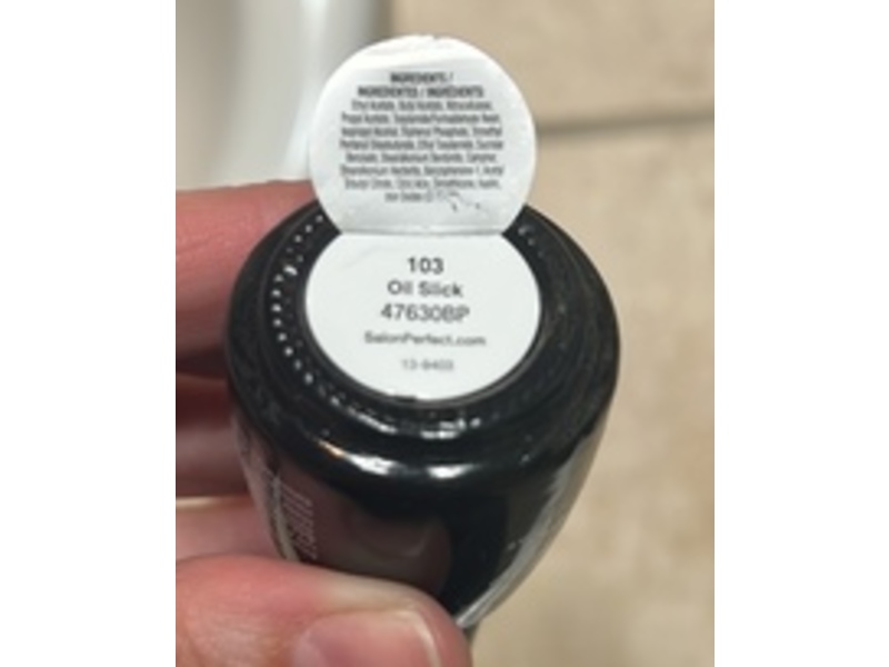 Salon Perfect Professional Nail Lacquer, 103 Oil Slick, 0.5 fl oz/14 mL