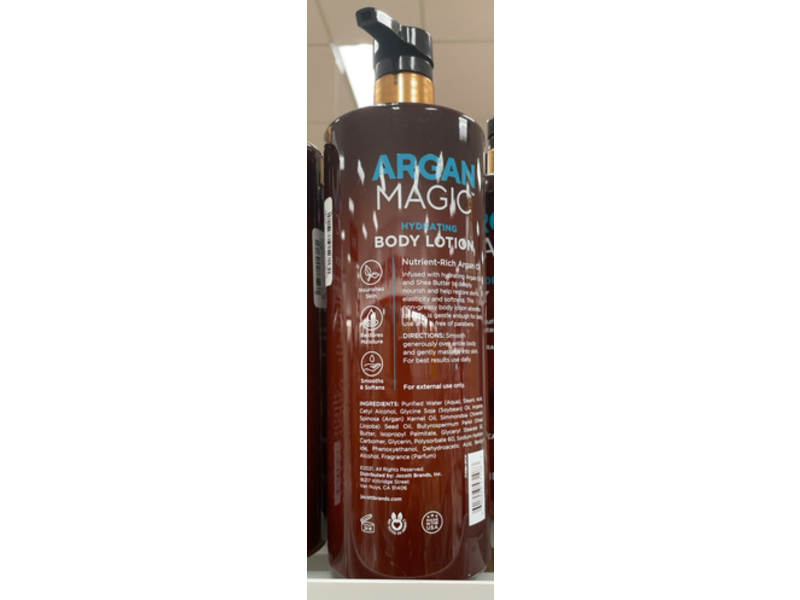 Argan Magic Hydrating Body Lotion, Argan Oil & Shea Butter, 32 fl oz/946 mL