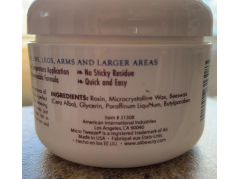Micro Tweeze No Strip Microwavable Hair Removal System, 8 oz/226 g