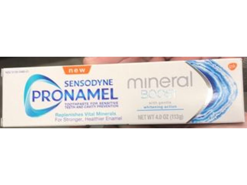 Sensodyne Pronamel Mineral Boost Whitening Action Toothpaste, 4 oz/113 g