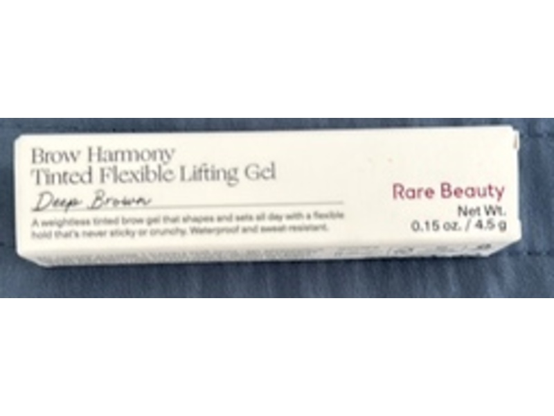 Rare Beauty Brow Harmony Tinted Flexible Lifting Gel, Deep Brown, 0.15 oz/4.5 g