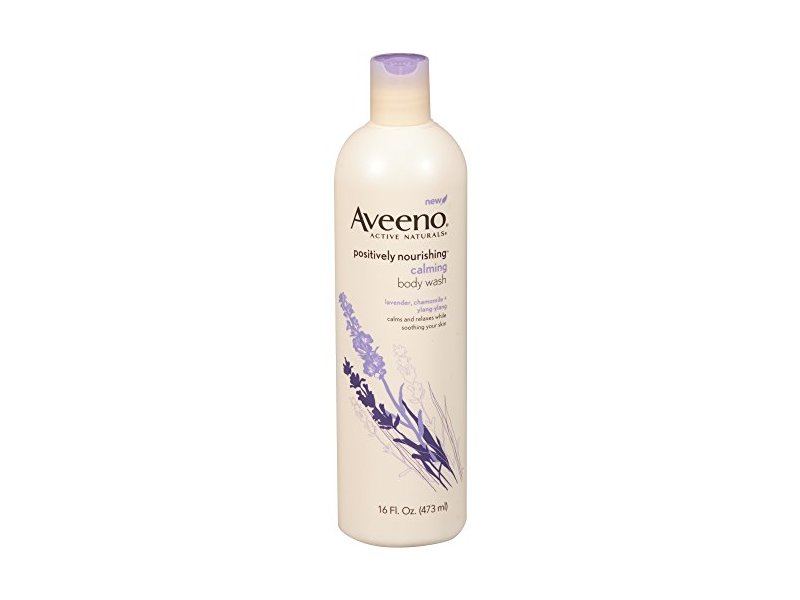 Aveeno Active Naturals Positively Nourishing Calming Body Wash, 16