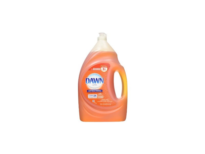 Dawn Ultra Antibacterial Hand Soap/Dishwashing Liquid, Orange Scent, 75
