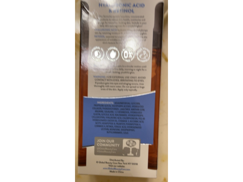 Skin-Aid-Medics Hydrating Facial Serum, Hyaluronic Acid & Retinol, 2 oz/60 mL