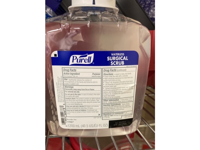 Purell Surgical Scrub, 40.5 fl oz/1200 mL