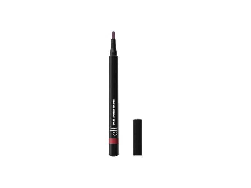 e.l.f Main Stain Lip Marker, Gone Garnet Red,0.034 fl oz/1 mL
