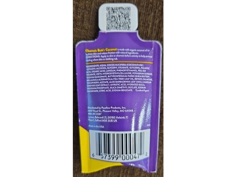Chamois Butt'r Anti-Chafe Cream, Coconut, 0.30 fl oz/9 mL