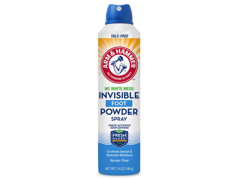 Arm & Hammer Invisible Foot Powder Spray, 7 oz/198 g
