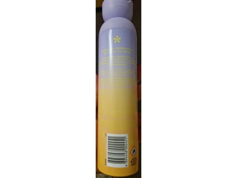 Daise Oh So All Body Spray & Deodorant, Pear & Patchouli, 2.68 oz/76 g
