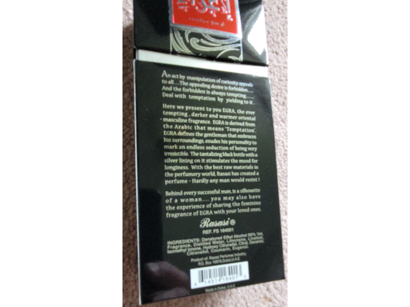 Rasasi Men's Egra Eau De Parfum, 3.3 fl oz/100 mL