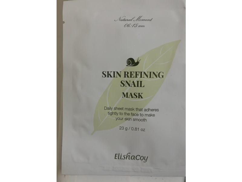 ElishaCoy Skin Refining Snail Mask, 0.81 oz/23 g, Pack Of 10
