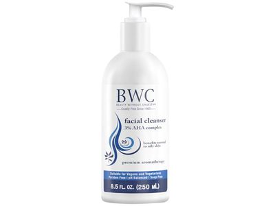 Beauty Without Cruelty Facial Cleanser, 3% AHA Complex, 8.5 fl oz/250 mL