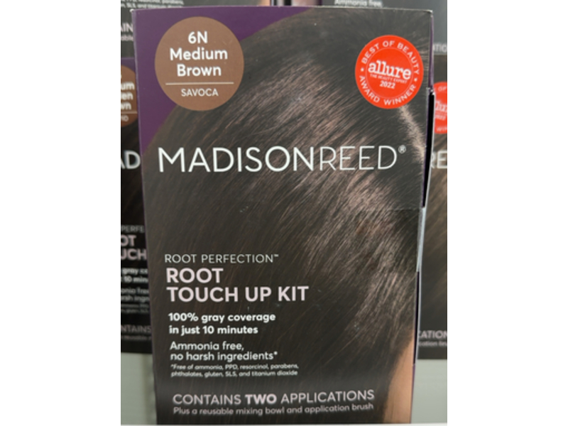 Madison Reed Root Perfection Permanent Root Touch Up Kit, 6N Medium