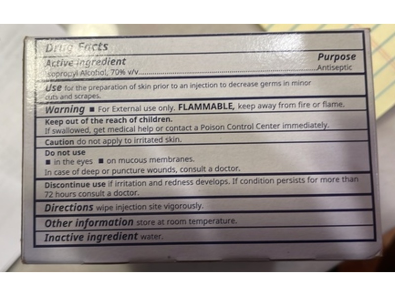 Embecta Alcohol Swabs, 100 Count, 12 Pack