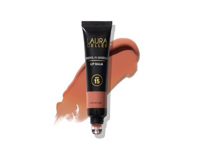 Laura Geller Shine-N-Shield Lip Balm, SPF 15, Golden Hour, 0.54 fl oz/16 mL