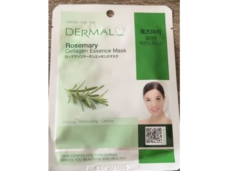 Dermal Collagen Essence Mask, Rosemary, 1 Count