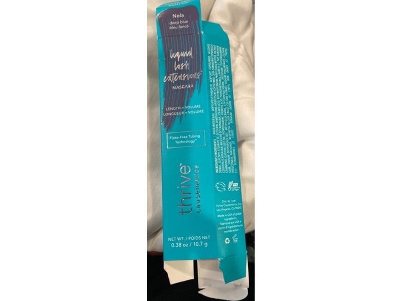 Thrive Causemetics Liquid Lash Extensions Mascara, Nola Deep Blue, 0.38 fl oz/10.7 g
