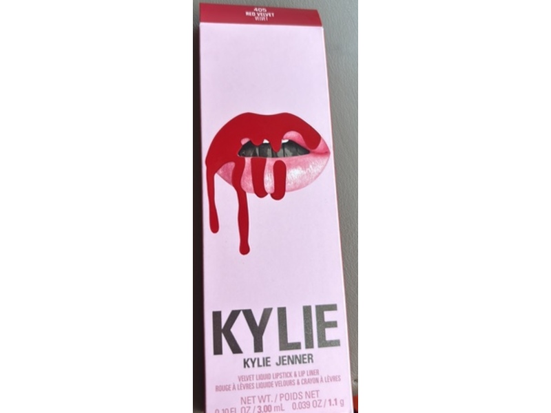 Kylie Jenner Liquid Lipstick & Lip Liner, Red Velvet, 0.10 fl oz/3.00 mL